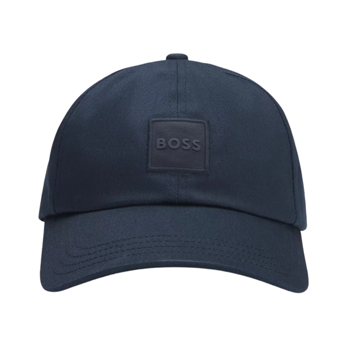 휴고 보스 우븐 로고 패치 코튼 트윌 캡 다크 블루(Hugo Boss Woven Logo Patch Cotton Twill Cap Dark Blue) - 1