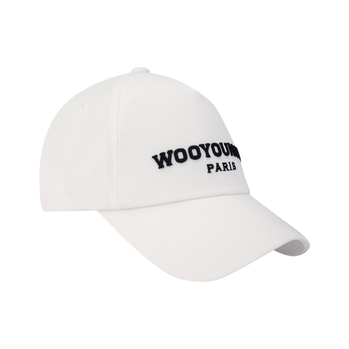 W221AC52992W Wooyoungmi Black Embroidered Logo Ball Cap White - 22SS - #2