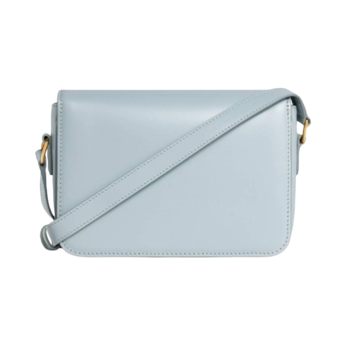 셀린느 샤이니 카프스킨 틴 트리옹프 백 아이스 블루(Celine Teen Triomphe Bag in Shiny Calfskin Ice Blue) - 3