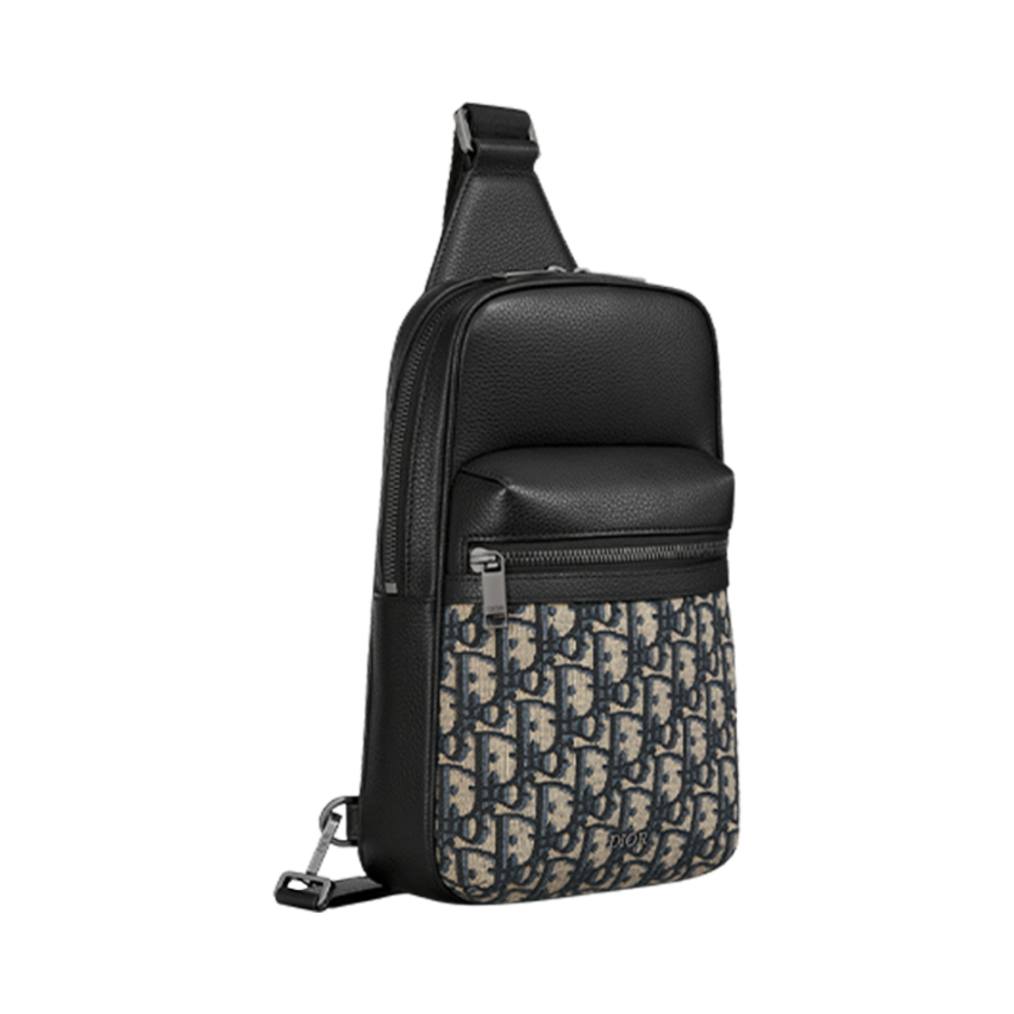 디올 라이더 2.0 슬링 백 디올 오블리크 자카드 그레인드 카프스킨 블랙(Dior Rider 2.0 Sling Bag Dior Oblique Jacquard Grained Calfskin Black) - 3