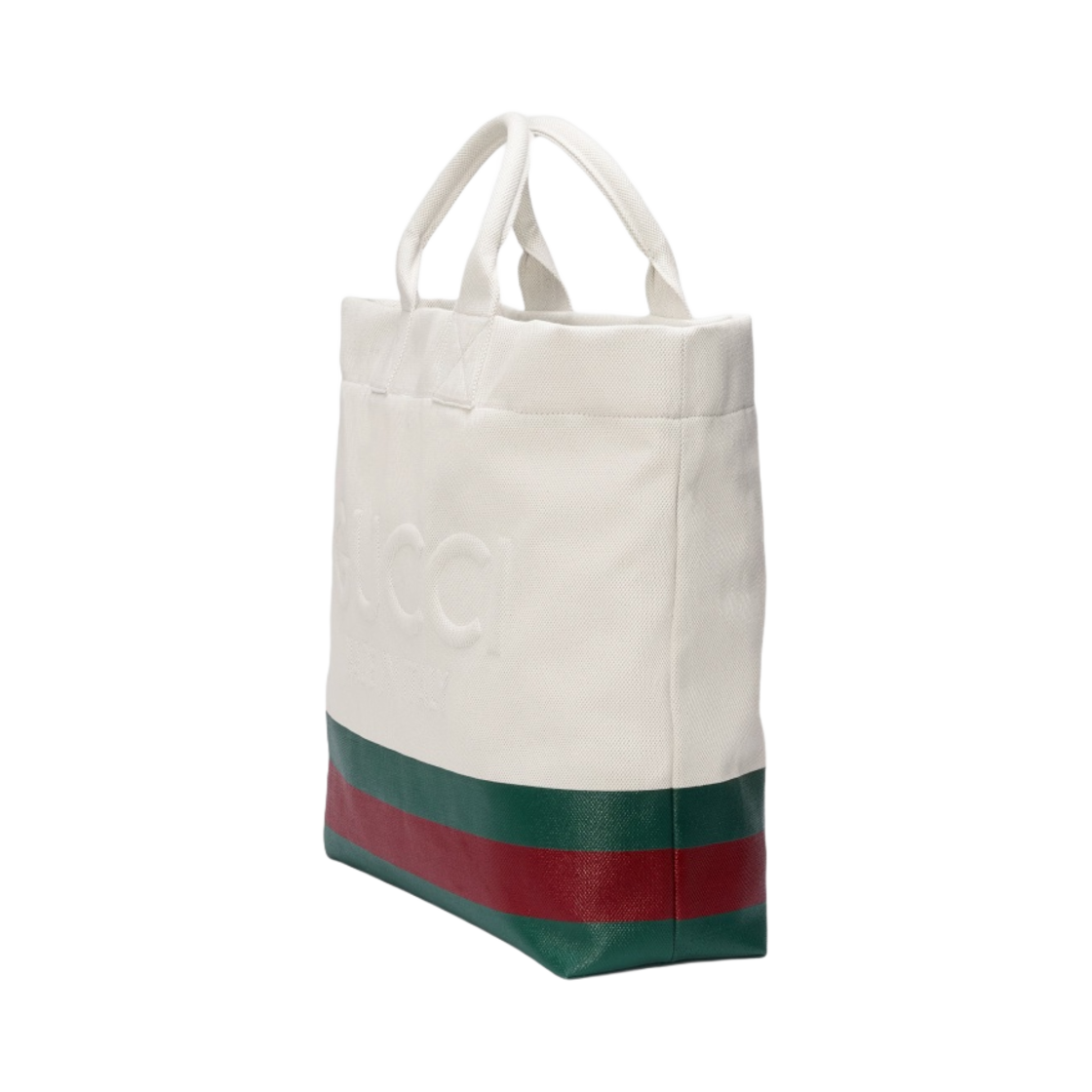 구찌 캔버스 토트백 엠보스 디테일 내츄럴(Gucci Canvas Tote Bag with Embossed Detail Natural) - 2