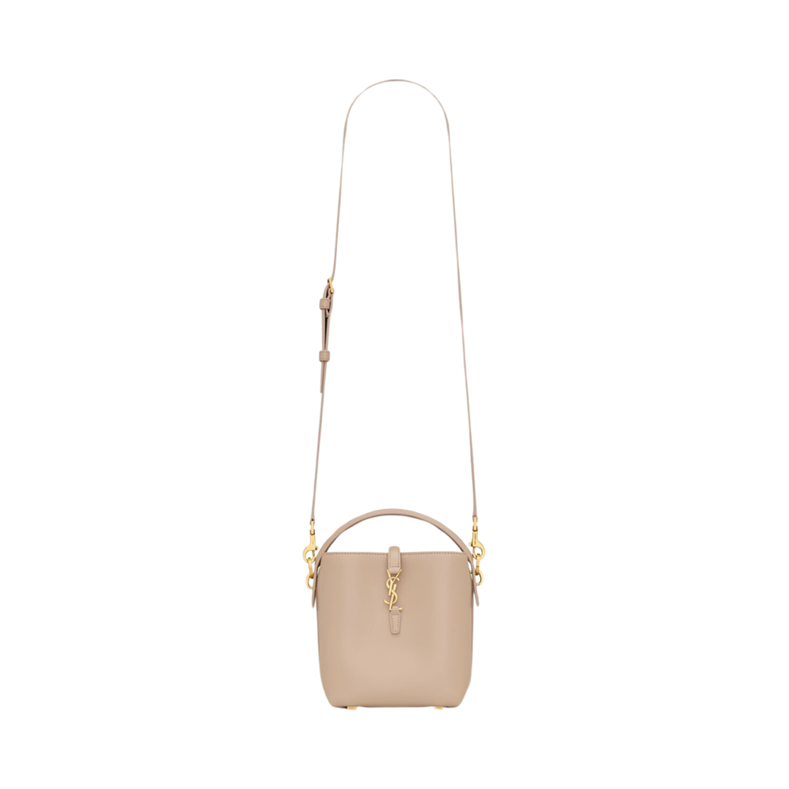 생로랑 르 37 미니 샤이니 레더 다크 베이지(Saint Laurent Le 37 Mini In Shiny Leather Dark Beige) - 2