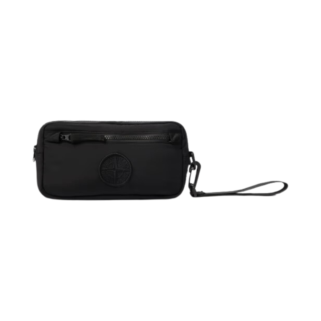스톤 아일랜드 91776 나일론 메탈 에코닐 파우치 백 블랙 - 24FW(Stone Island 91776 Nylon Metal in Econyl Pouch Bag Black - 24FW) - 1