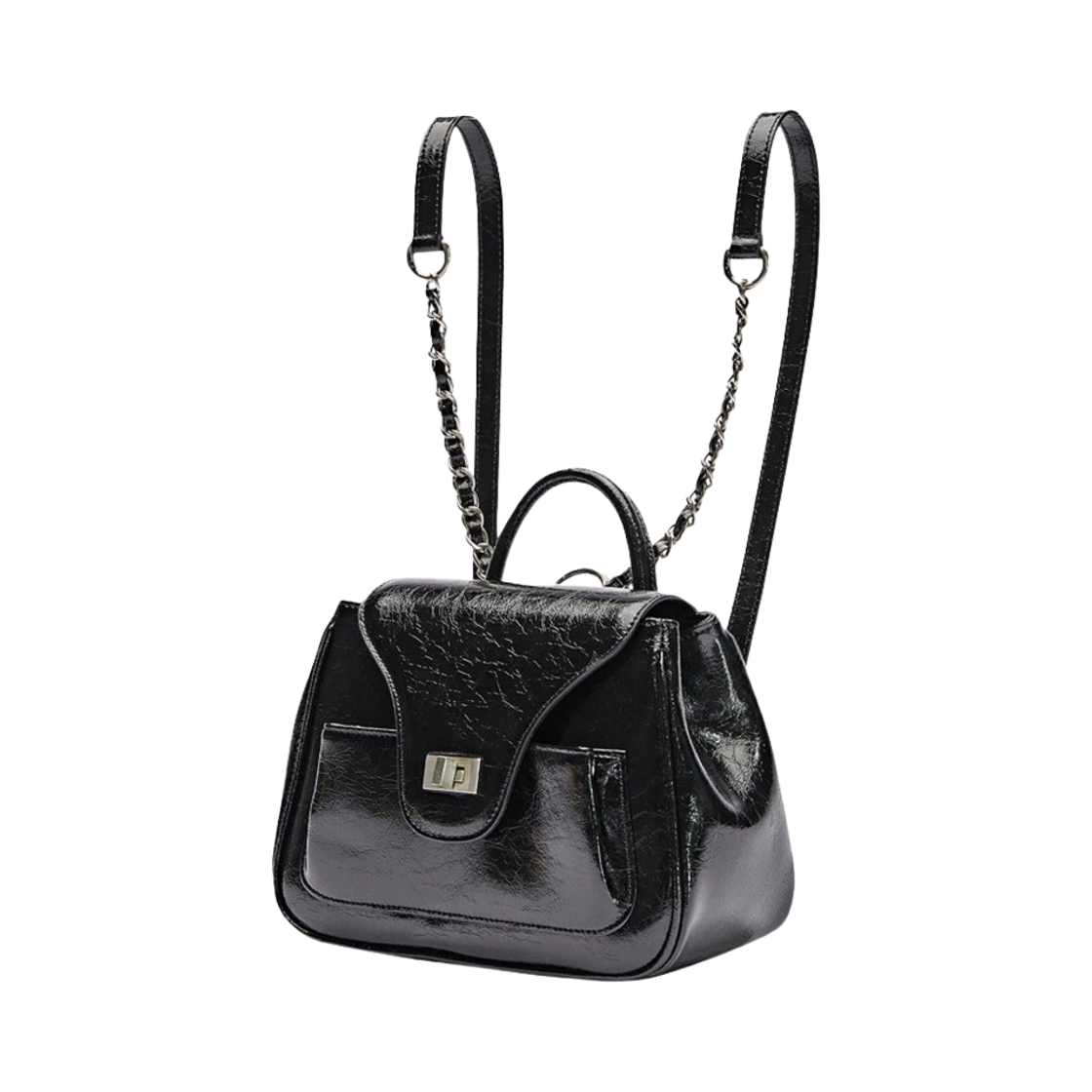 아포아 파오 체인 백팩 블랙(APOA Pao Chain Backpack Black)