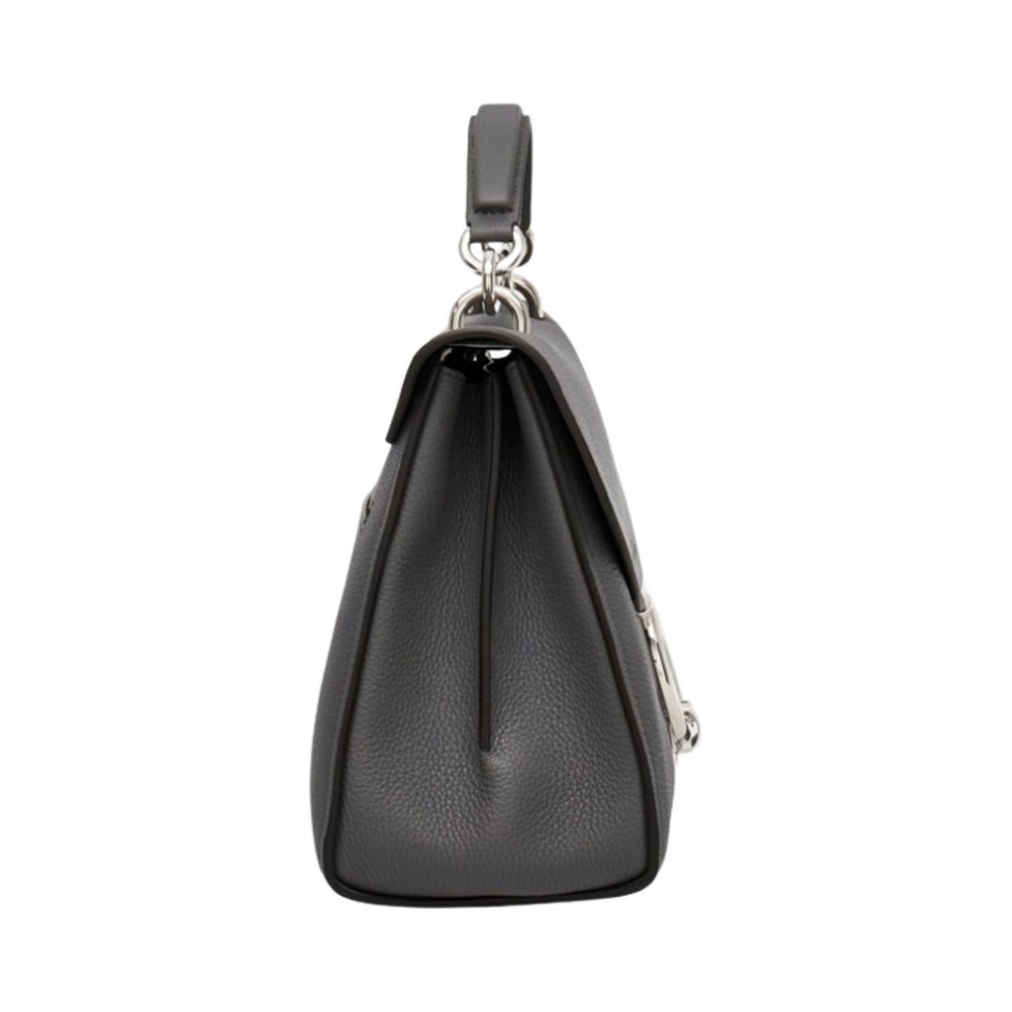 페라가모 스몰 간치니 탑 핸들백 다크 그레이(Ferragamo Small Gancini Top Handle Bag Dark Grey) - 2