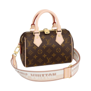 Louis Vuitton Speedy Bandouliere 20 Monogram Beige