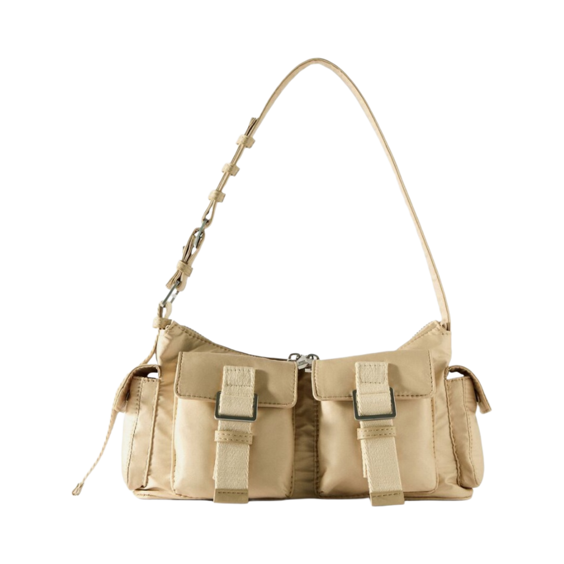 자라 포켓 숄더백 베이지(Zara Shoulder Bag with Pockets Beige)