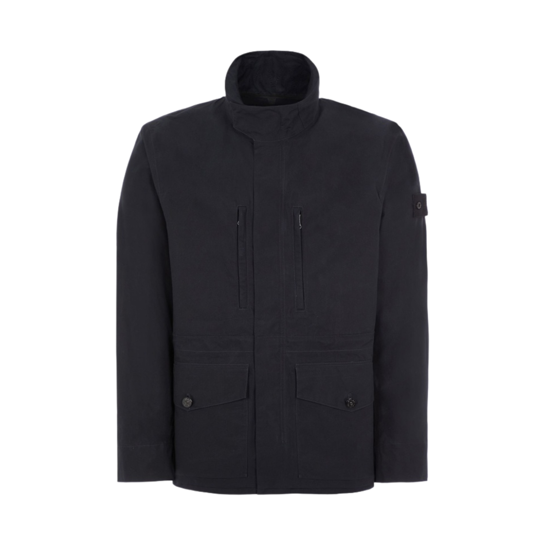 스톤 아일랜드 412F1 고스트 피스 O-벤틸 자켓 블랙 - 23SS(Stone Island 412F1 Ghost Piece O-Ventile Jacket Black - 23SS) - 1