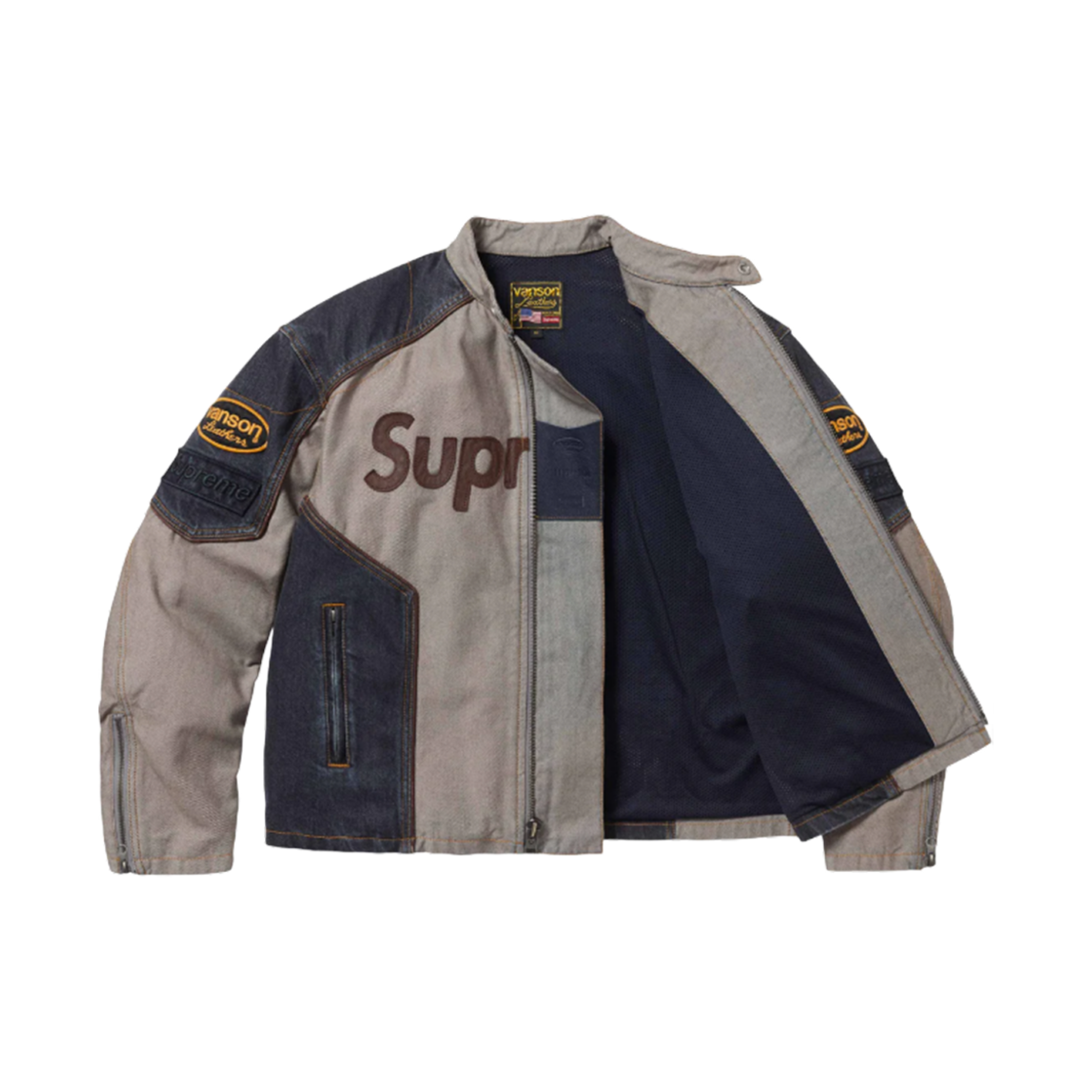 슈프림 x 밴슨 레더스 코듀라 코튼 자켓 데님 - 25SS | Supreme