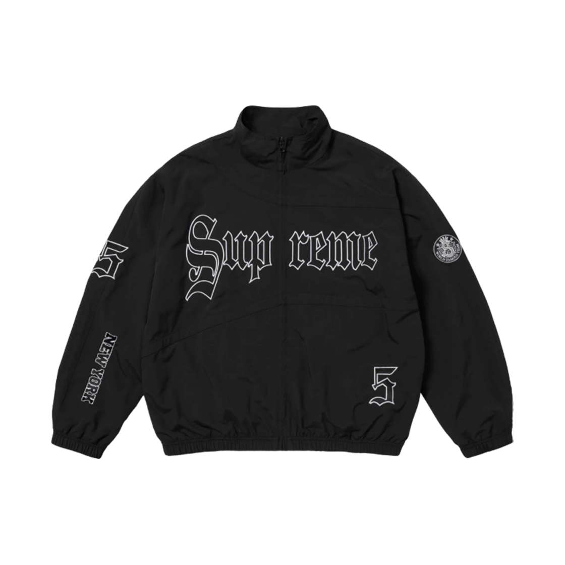 슈프림 로고 테이핑 트랙 자켓 블랙 - 26SS | Supreme | KREAM