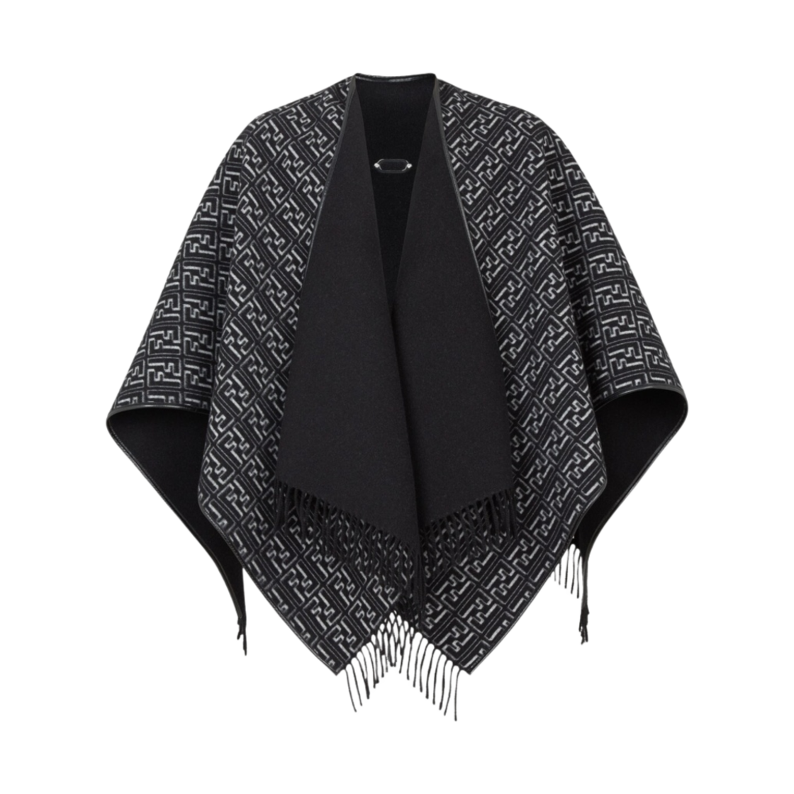 펜디 울 판초 블랙(Fendi Wool Poncho Black) - 1