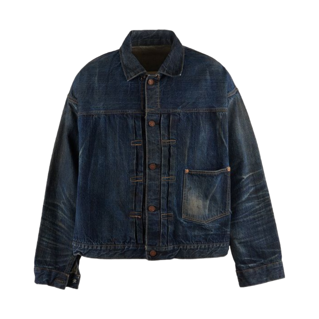 YS8-0000-C72 Saint Mxxxxxx Denim Jacket Blue