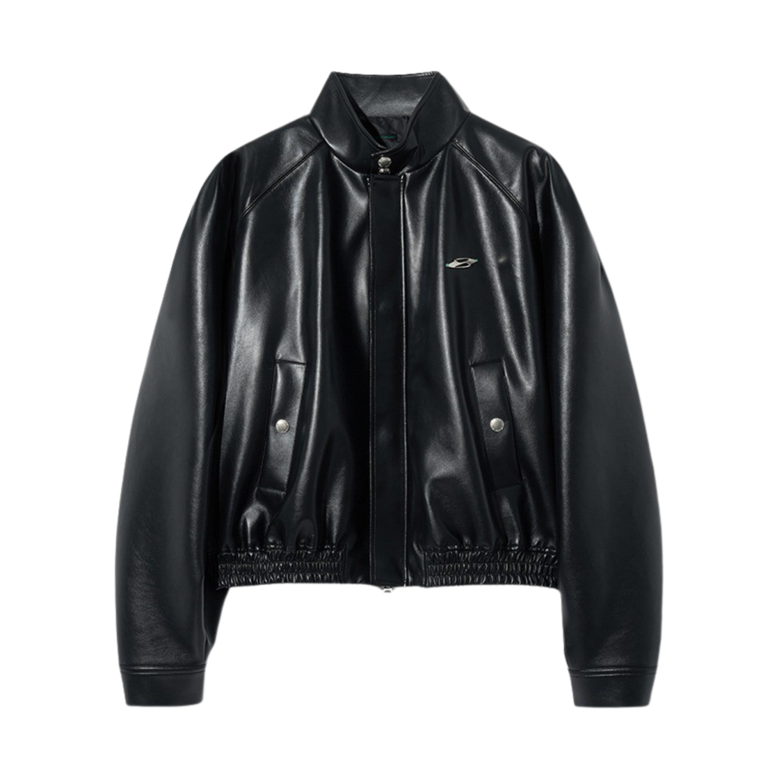 180_TIP THE IDENTITY PROJECT Grass Racer Raglan Jacket Black