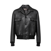 Prada Nappa Leather Jacket Black