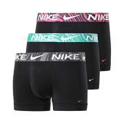 Nike Everyday Dri-Fit Cotton Stretch Trunk Black Grey Blue Pink (3 Pack)