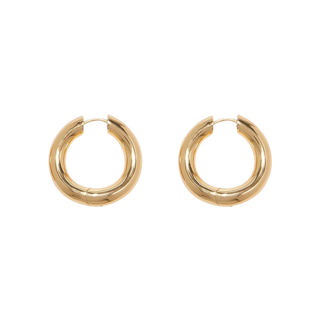 포트레이트 리포트 트위스트링 라지 이어링 골드(Portrait Report Twist Ring Large Earring Gold)