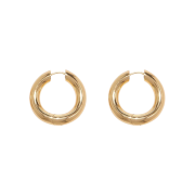 Portrait Report Twist Ring Large Earring Gold