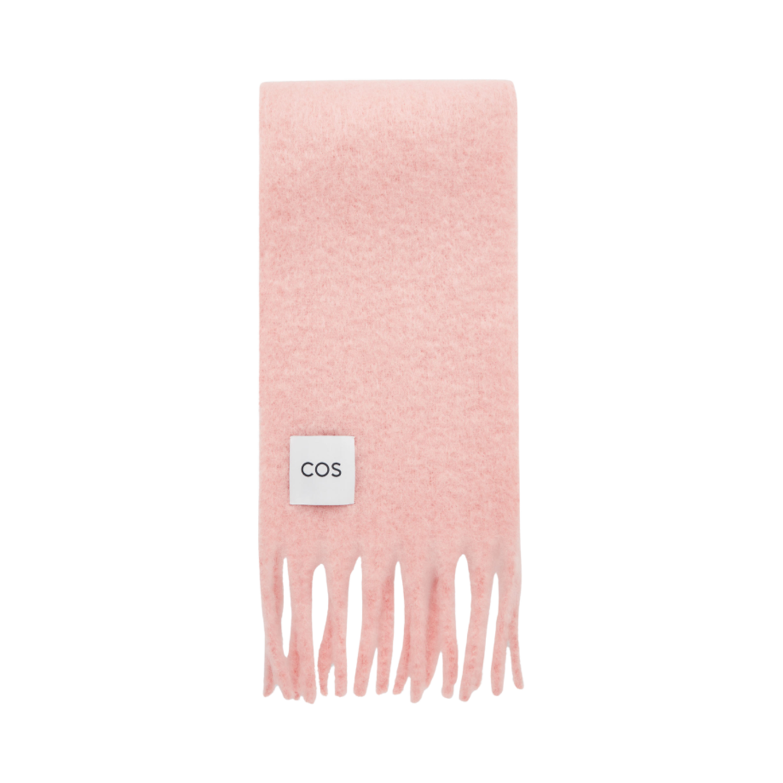 코스 프린지 브러쉬드 모헤어 머플러 애프리콧(COS Fringe Brushed Mohair Muffler Apricot)