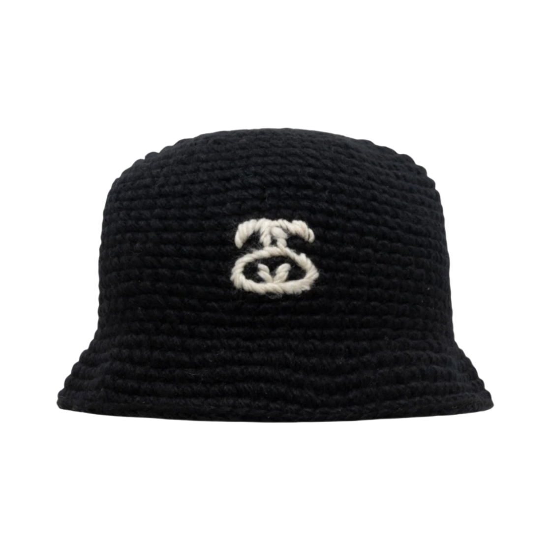 1321184 Stussy SS Link Knit Bucket Hat Black