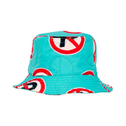 Peaceminusone Quilted Bucket Hat #1 Aqua