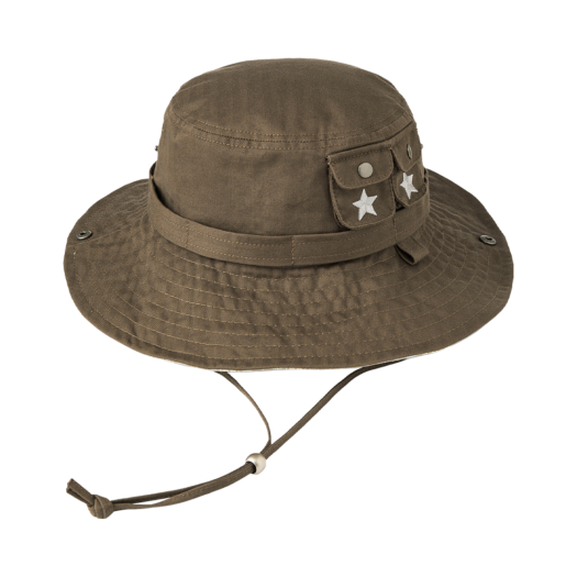 AE45SUCA003BRW AEAE Safari Bucket Hat Brown