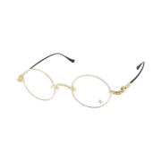 Chrome Hearts Wolfy-A Matte Crystal Gold Plated Black