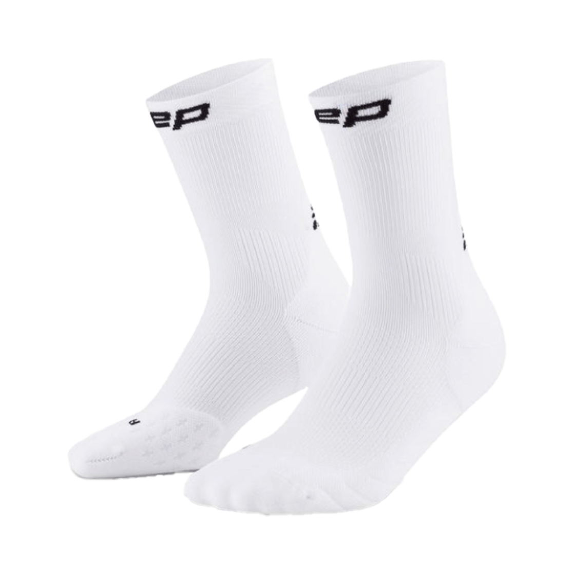 CEP 코어 런 미드컷 삭스 V5 화이트(CEP Core Run Mid Cut Socks V5 White)