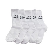IAB Studio Socks White (5 Pack)