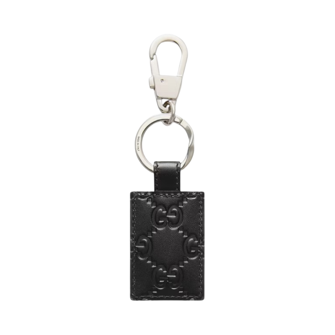 구찌 시그니쳐 키체인 블랙(Gucci Signature Keychain Black) - 2