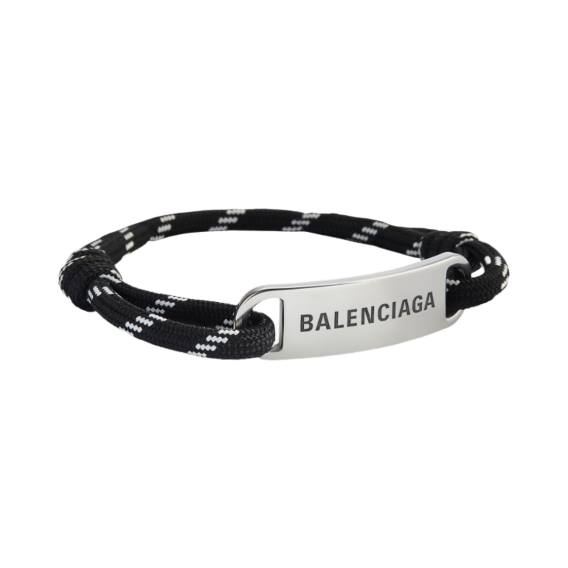 발렌시아가 플레이트 브레이슬릿 블랙 화이트(Balenciaga Plate Bracelet Black White) - 2