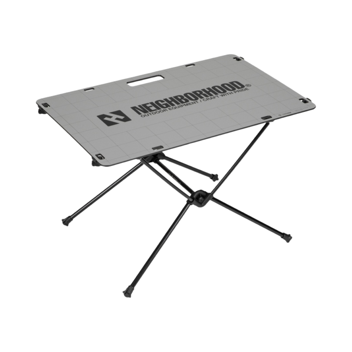 헬리녹스 x 네이버후드 테이블 원 솔리드 탑 그레이 (프레임 포함)(Helinox x Neighborhood Table One Solid Top Grey (With Frame))