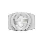 Gucci Interlocking G Ring Silver