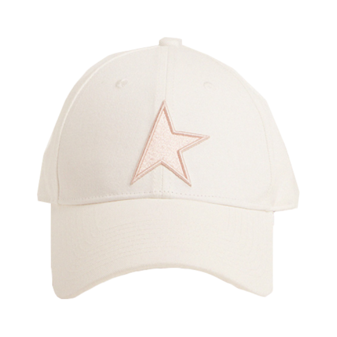 GUP01038-P000597-81698 Golden Goose Baseball Cap with Star Pink