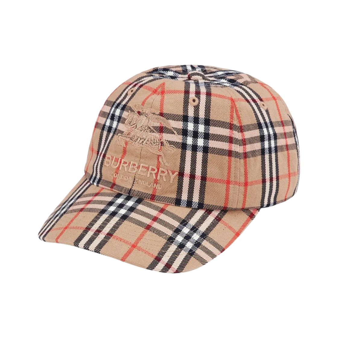 슈프림 x 버버리 데님 6-패널 캡 베이지 - 22SS(Supreme x Burberry Denim 6-Panel Beige - 22SS)