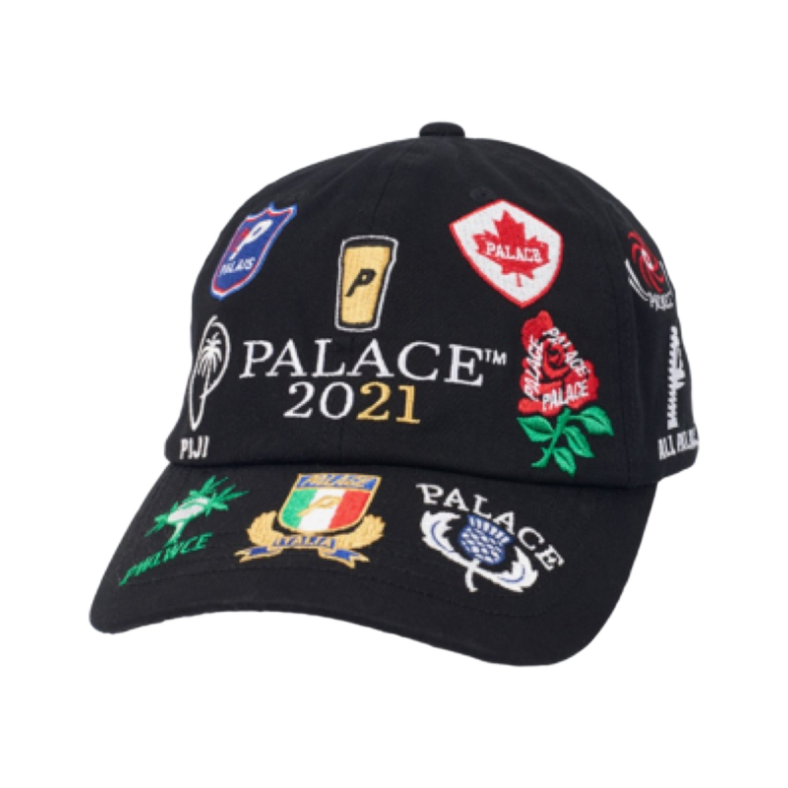 팔라스 러거 버거 6-패널 캡 블랙 - 21SS(Palace Rugger Bugger 6-Panel Black - 21SS) - 1