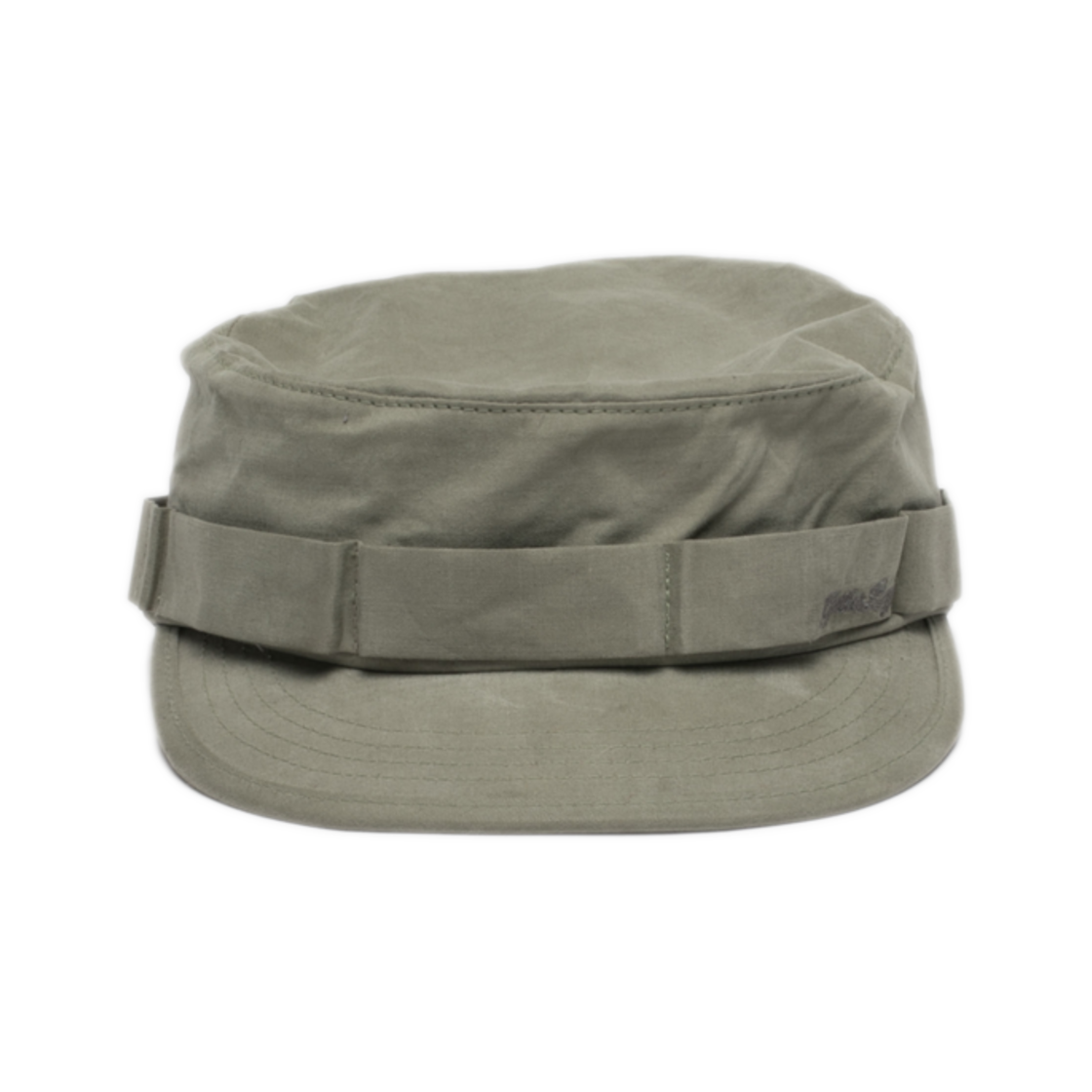 게더레이지 왁스 코디드 밀리터리 캡 카키(Gatherlazy Wax Coated Military Cap Khaki)