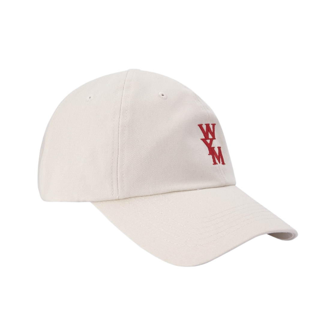 우영미 레드 로고 볼캡 아이보리 - 22SS(Wooyoungmi Red Logo Ball Cap Ivory - 22SS) - 2