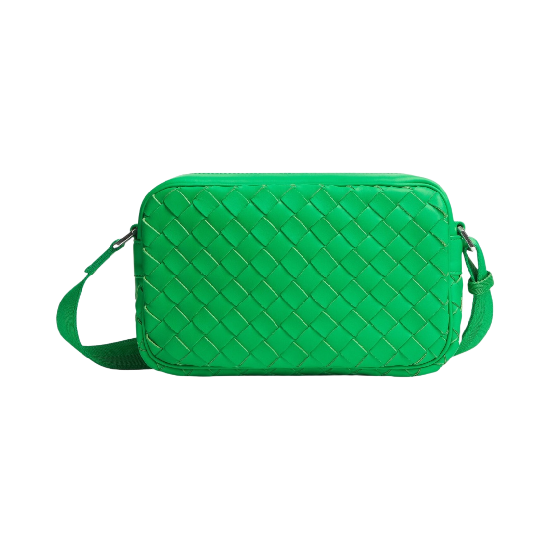 보테가 베네타 스몰 인트레치아토 카메라백 패러킷(Bottega Veneta Small Intrecciato Camera Bag Parakeet) - 1