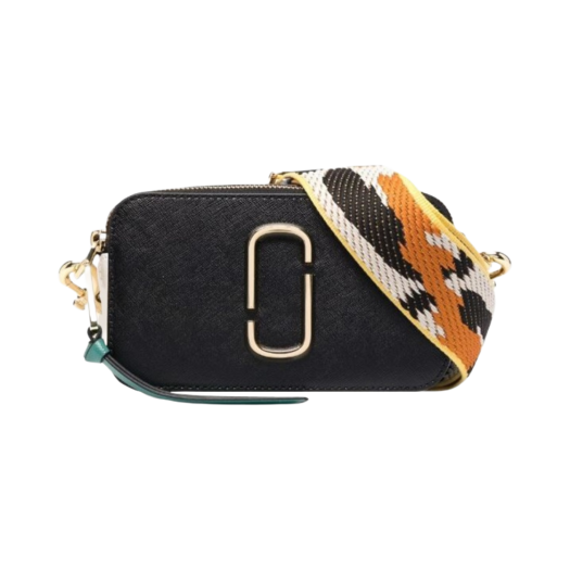 Marc Jacobs The Snapshot Small Bag Black Honey Ginger Multi