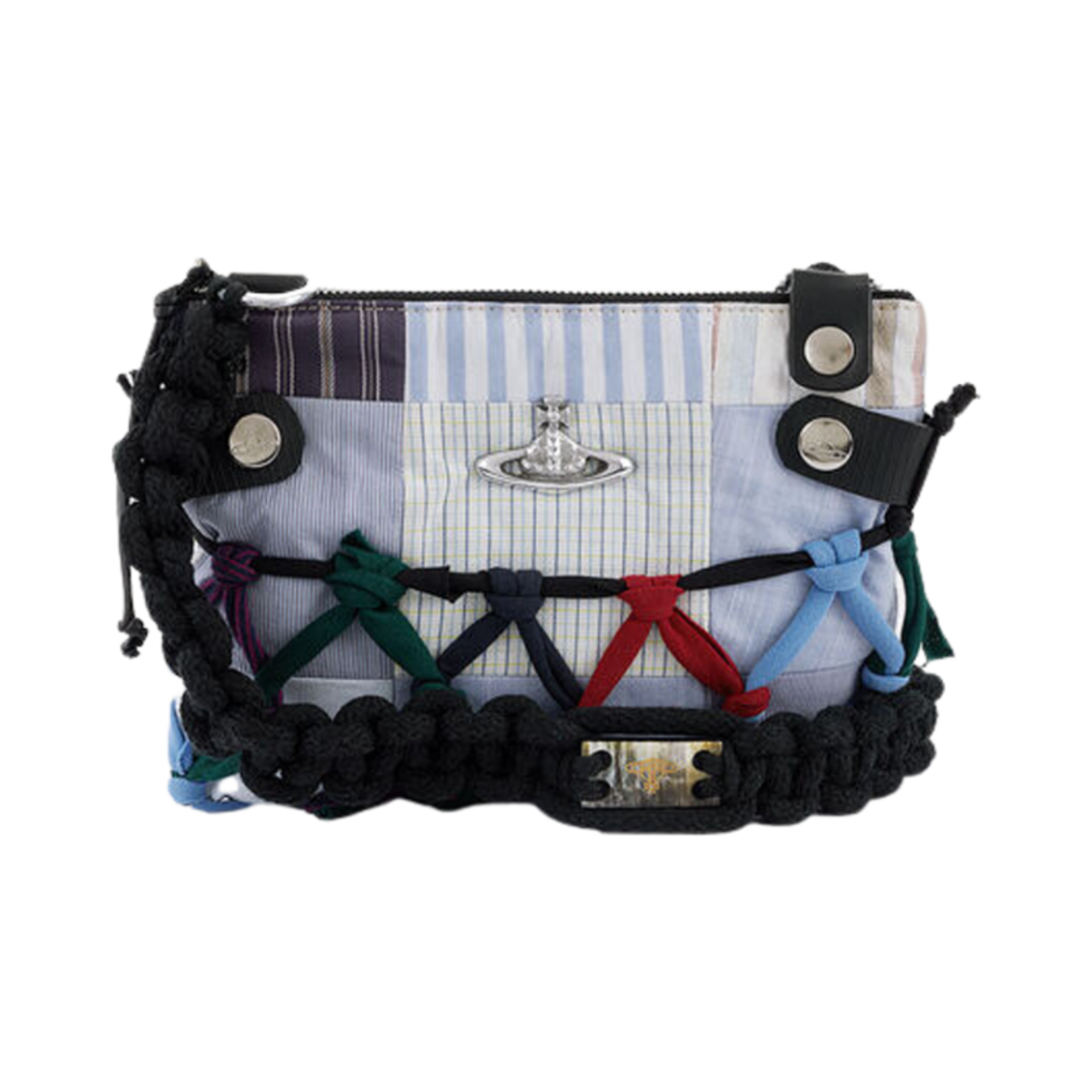비비안 웨스트우드 리사이클드 마크라메 크로스바디백 멀티(Vivienne Westwood Recycled Macrame Crossbody Bag Multi) - 1