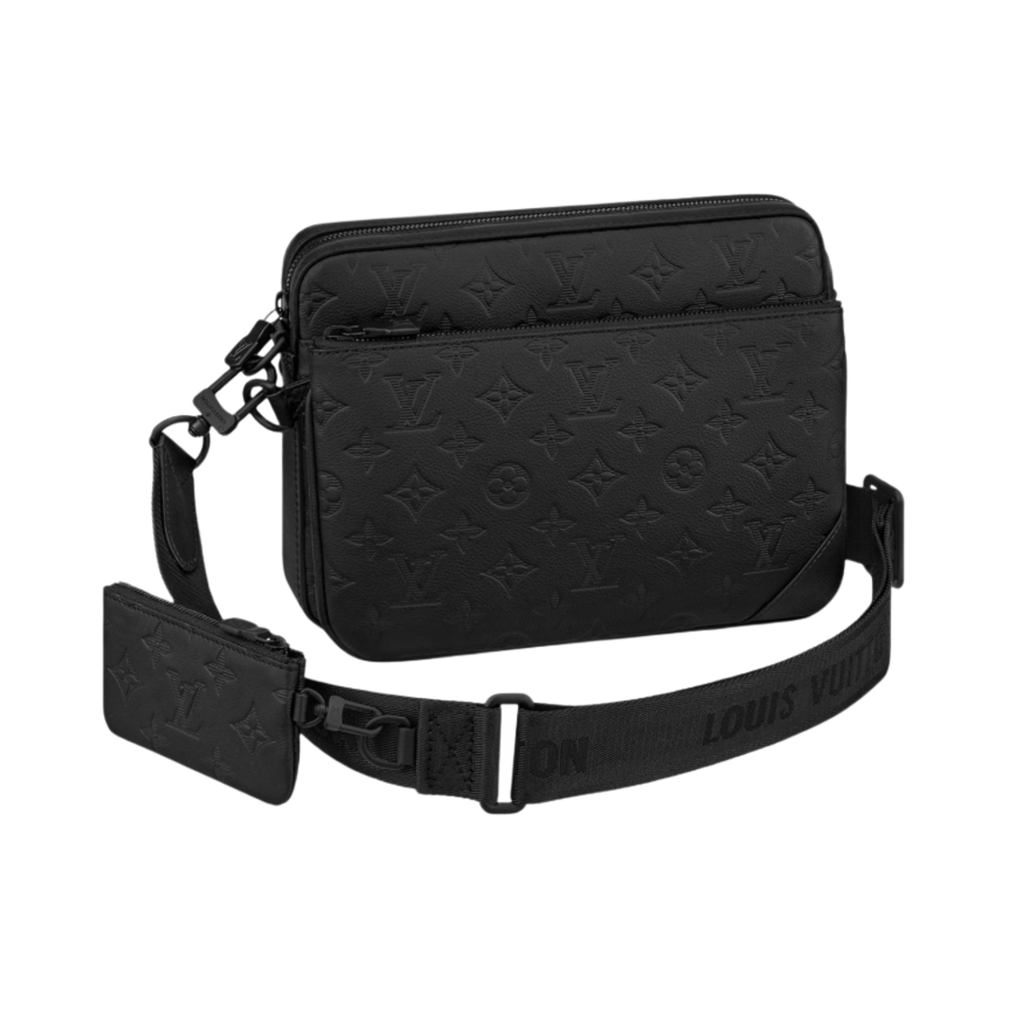 M46602 Louis Vuitton Trio Messenger Black - 대표 이미지 #1