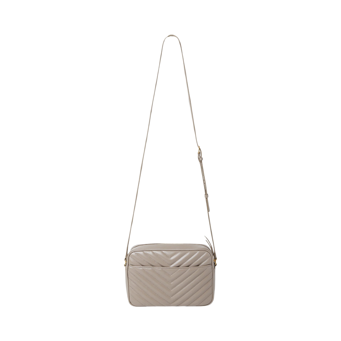 생로랑 루 카메라백 퀼티드 레더 그레이쉬 브라운(Saint Laurent Lou Camera Bag In Quilted Leather Greyish Brown) - 2