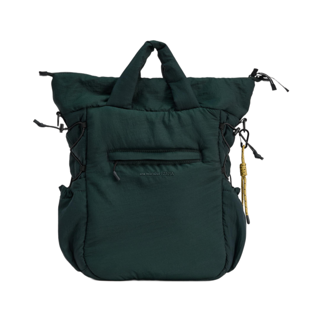(W) 자라 x 앤드 원더 퀼티드 백 그린((W) Zara x And Wander Quilted Bag Green)