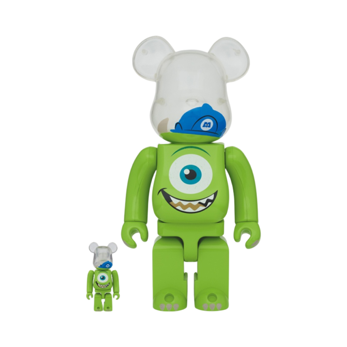 - Bearbrick Disney Pixar Monsters, Inc. Mike 100% & 400% Set