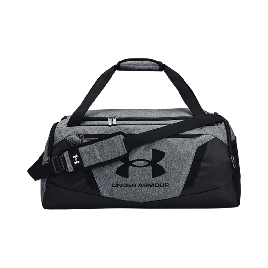 언더아머 언디나이어벌 5.0 미디움 더플백 피치 그레이 미디움 헤더 블랙(Under Armour Undeniable 5.0 Medium Duffle Bag Pitch Gray Medium Heather Black)