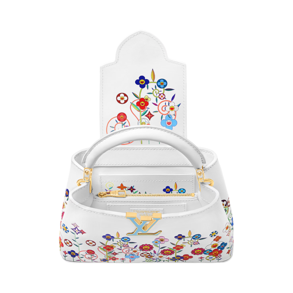 루이비통 x 무라카미 타카시 카퓌신 이스트 웨스트 미니 화이트(Louis Vuitton x Murakami Takashi Capucines East West Mini White) - 3