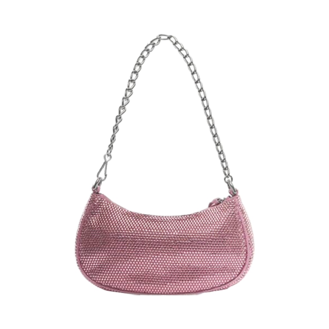 발렌시아가 르 카골 미니백 체인 앤 라인스톤 라이트 핑크(Balenciaga Le Cagole Mini Bag with Chain And Rhinestones Light Pink) - 3