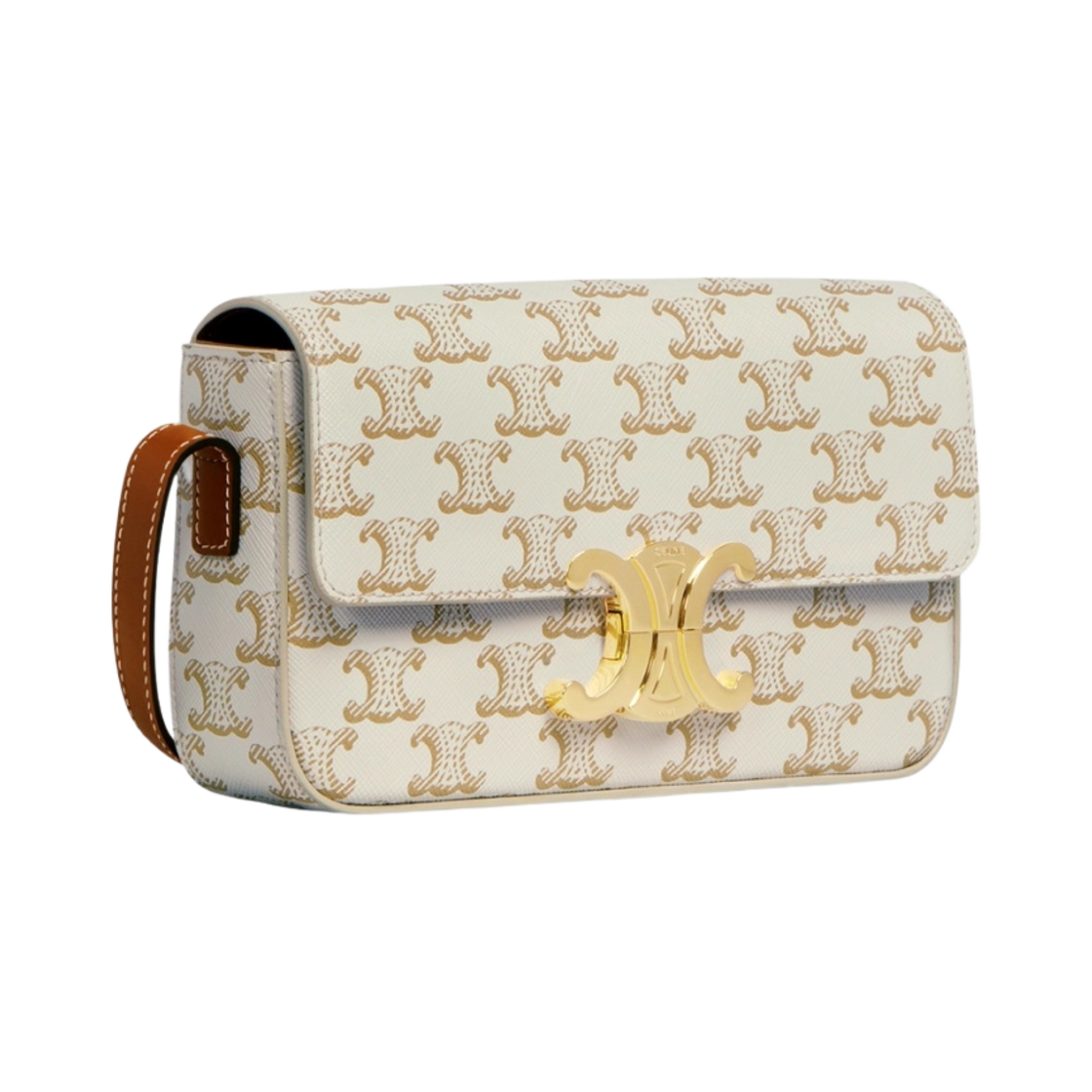 셀린느 숄더백 클로드 트리옹프 캔버스 카프스킨 화이트(Celine Shoulder Bag Claude in Triomphe Canvas Calfskin White) - 2