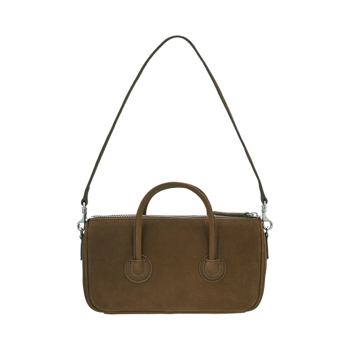 마지셔우드 지퍼 스몰 백 체스트넛 누벅(Margesherwood Zipper Small Bag Chestnut Nubuck) - 2