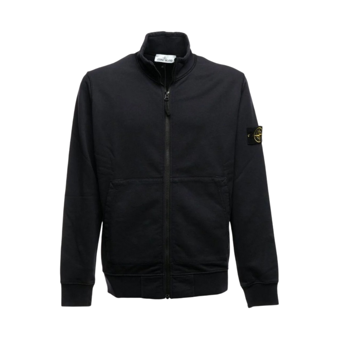 스톤 아일랜드 64351 코튼 플리스 트랙탑 네이비 블루 - 22SS(Stone Island 64351 Cotton Fleece Track Top Navy Blue - 22SS) - 1